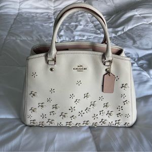 Coach floral tote/ crossbody